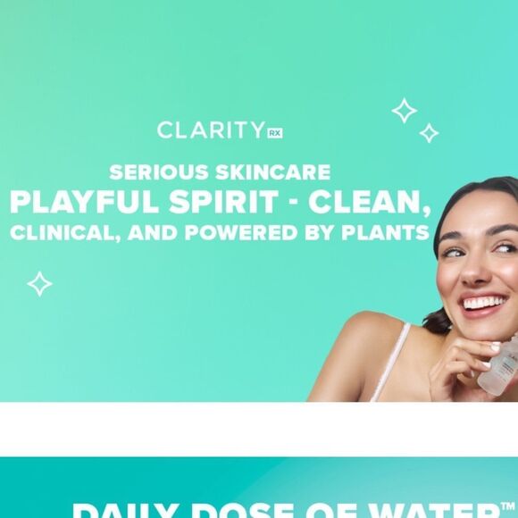 Bundle 3-ClarityRx Daily Dose of Water Hyaluronic Acid Serum for Face, .5 fl oz. - Picture 7 of 16